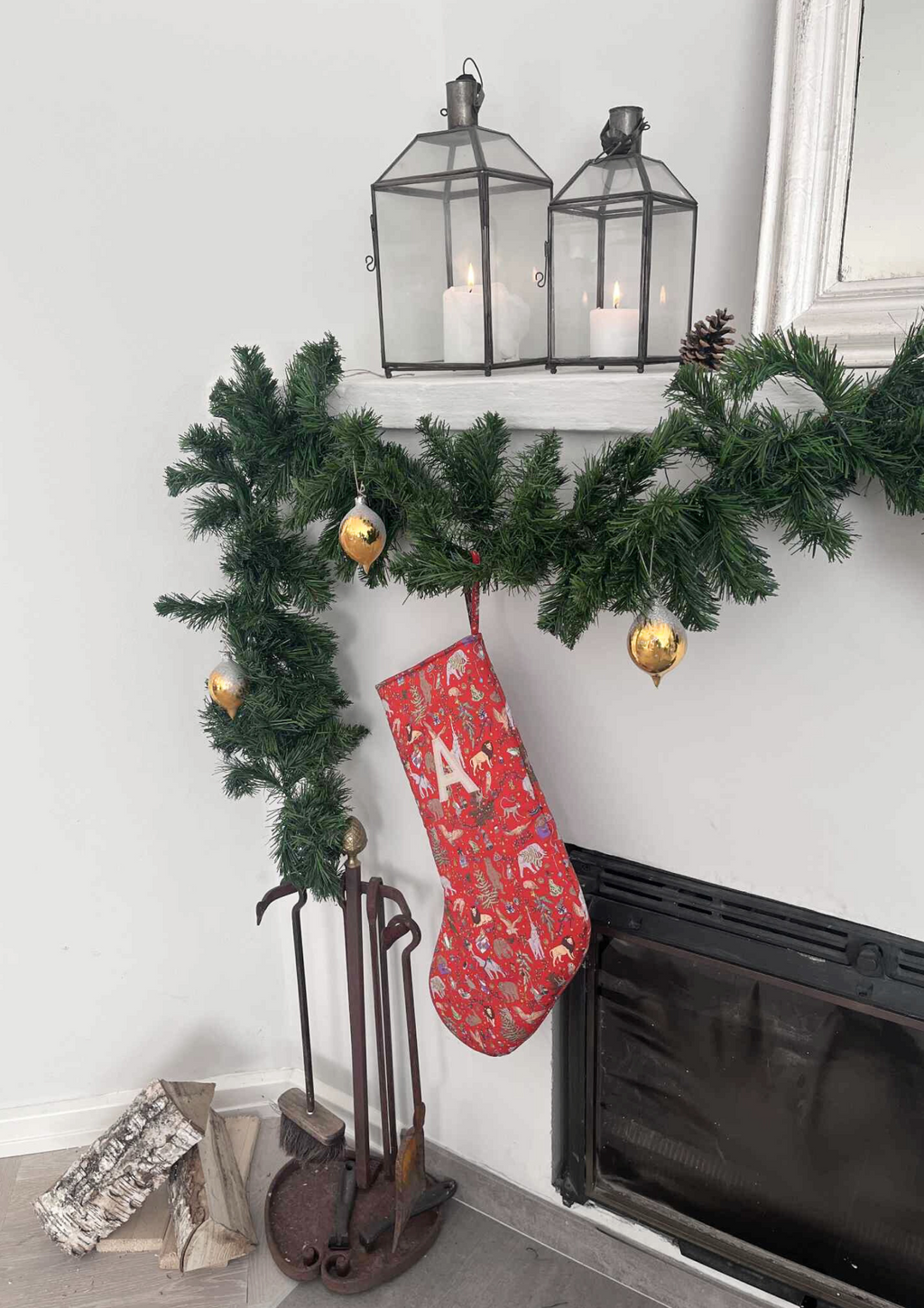 Julesok - Liberty Animal Christmas rød