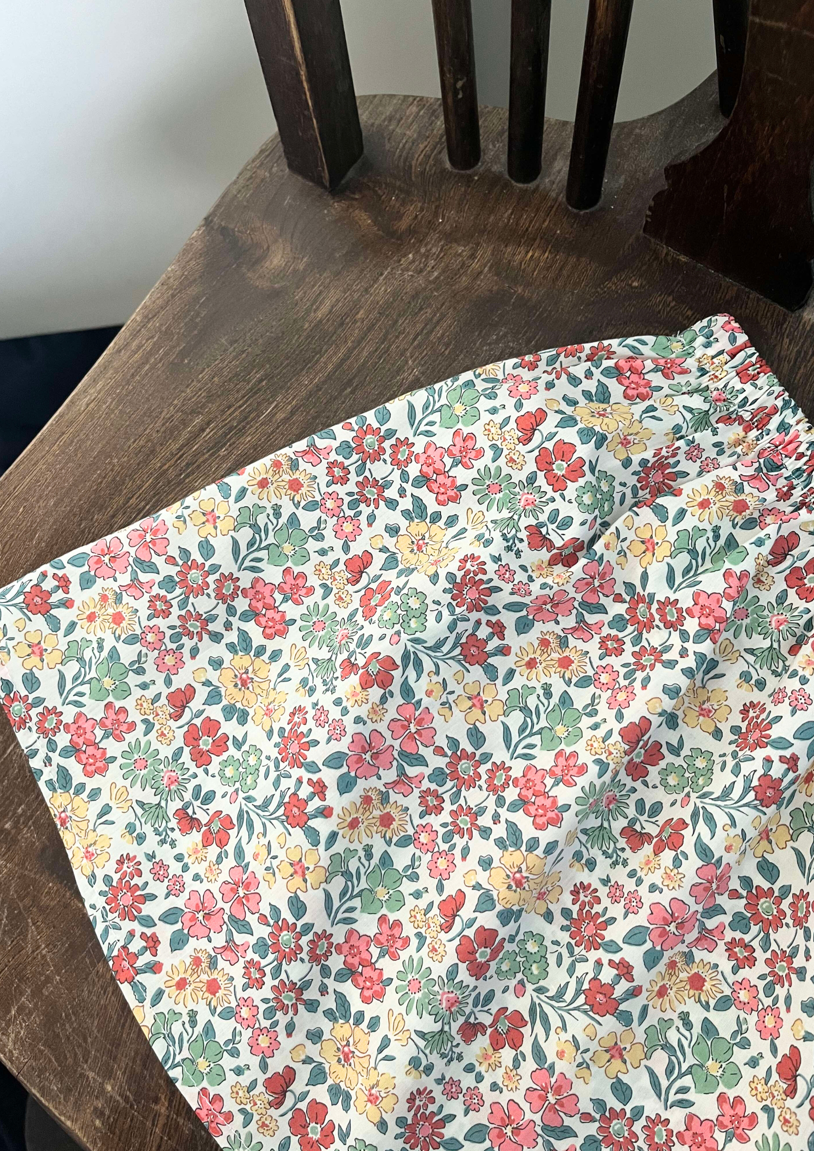 Augusta nederdel(valgfrit Liberty Tana Lawn print)