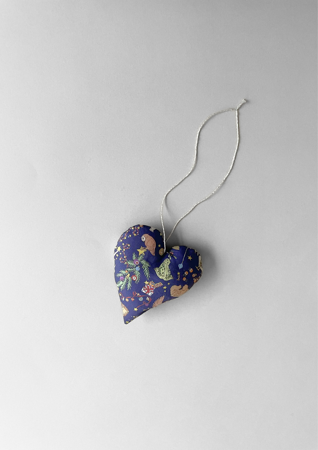 Hjerte - Liberty Animal Christmas blå
