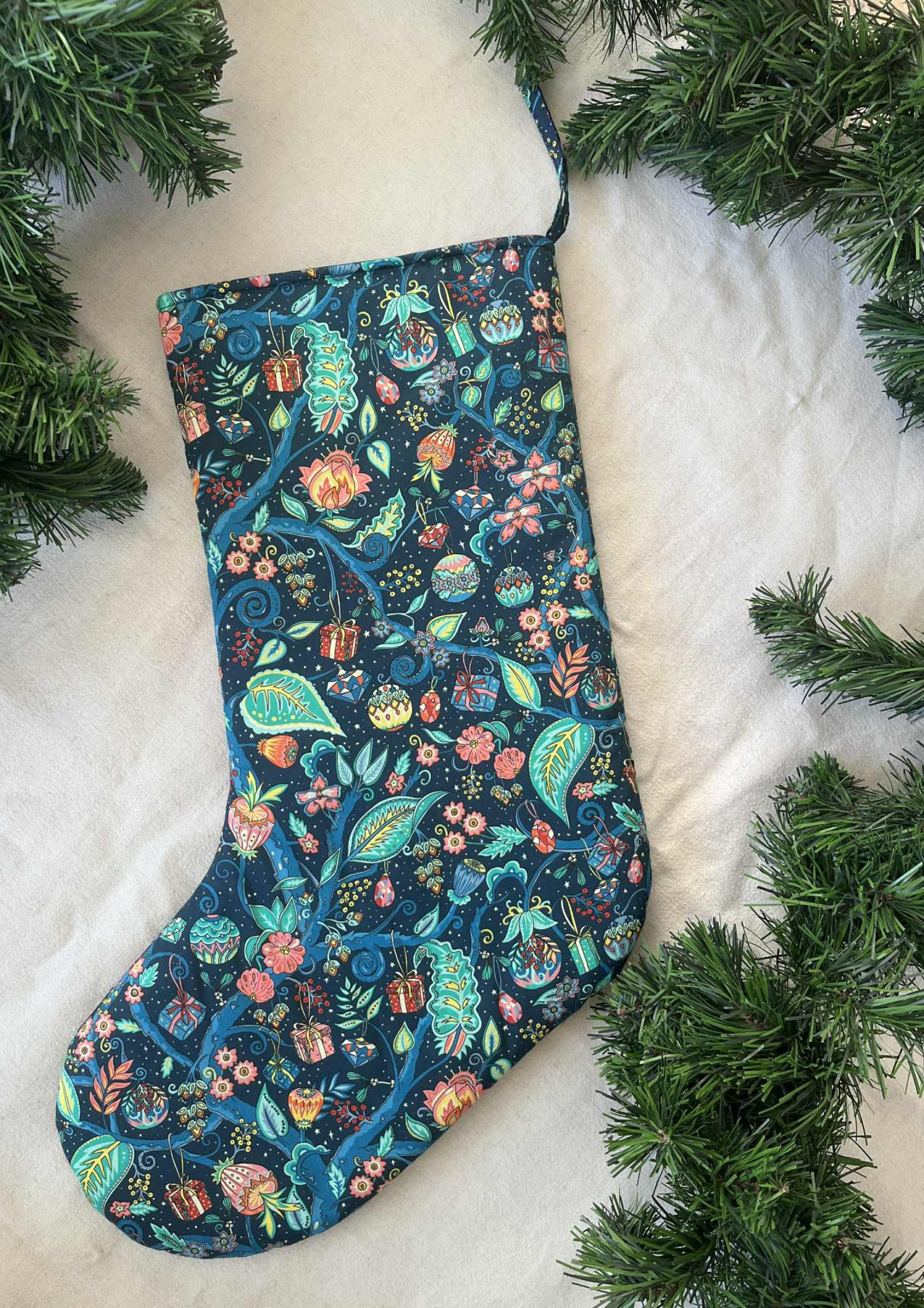 Julesok - Jeweltopia blå/turkis