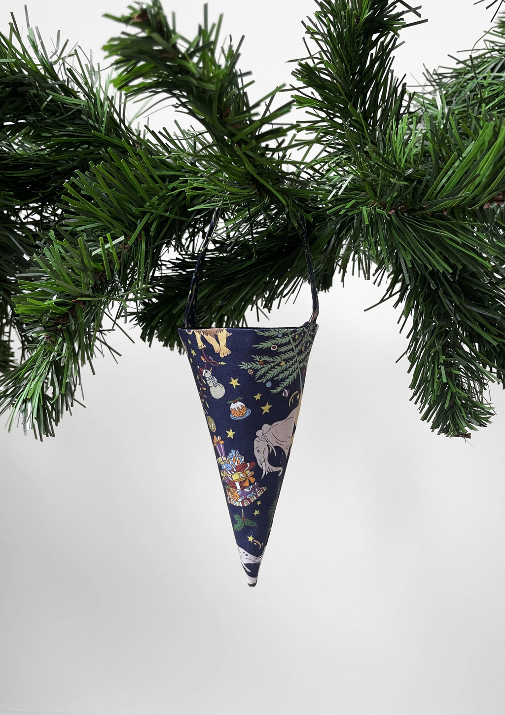 Kræmmerhus - Liberty Animal Christmas blå