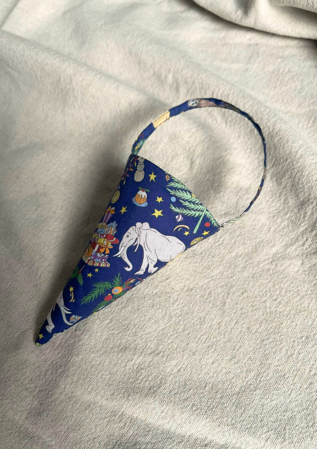 Kræmmerhus - Liberty Animal Christmas blå