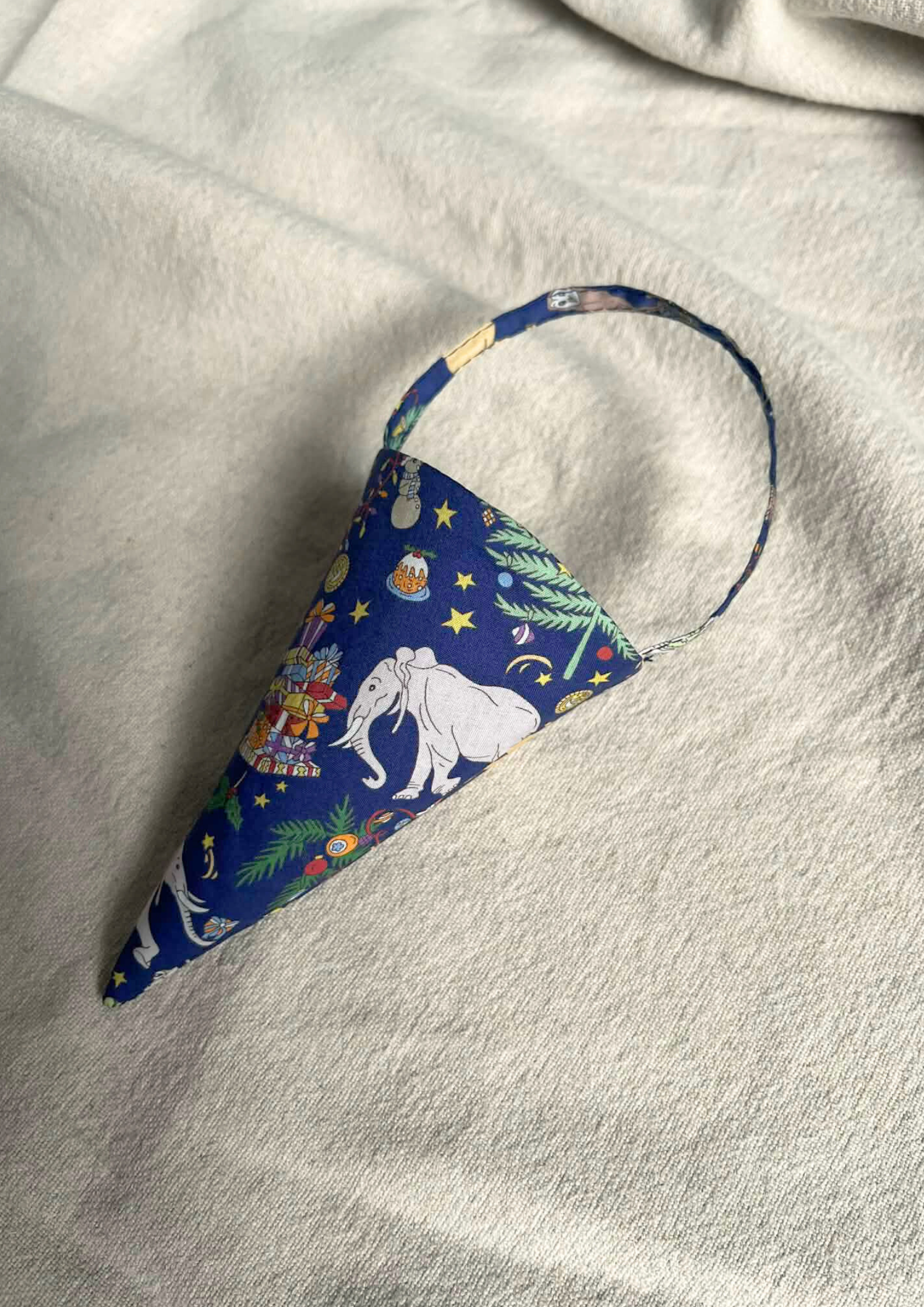 Kræmmerhus - Liberty Animal Christmas blå