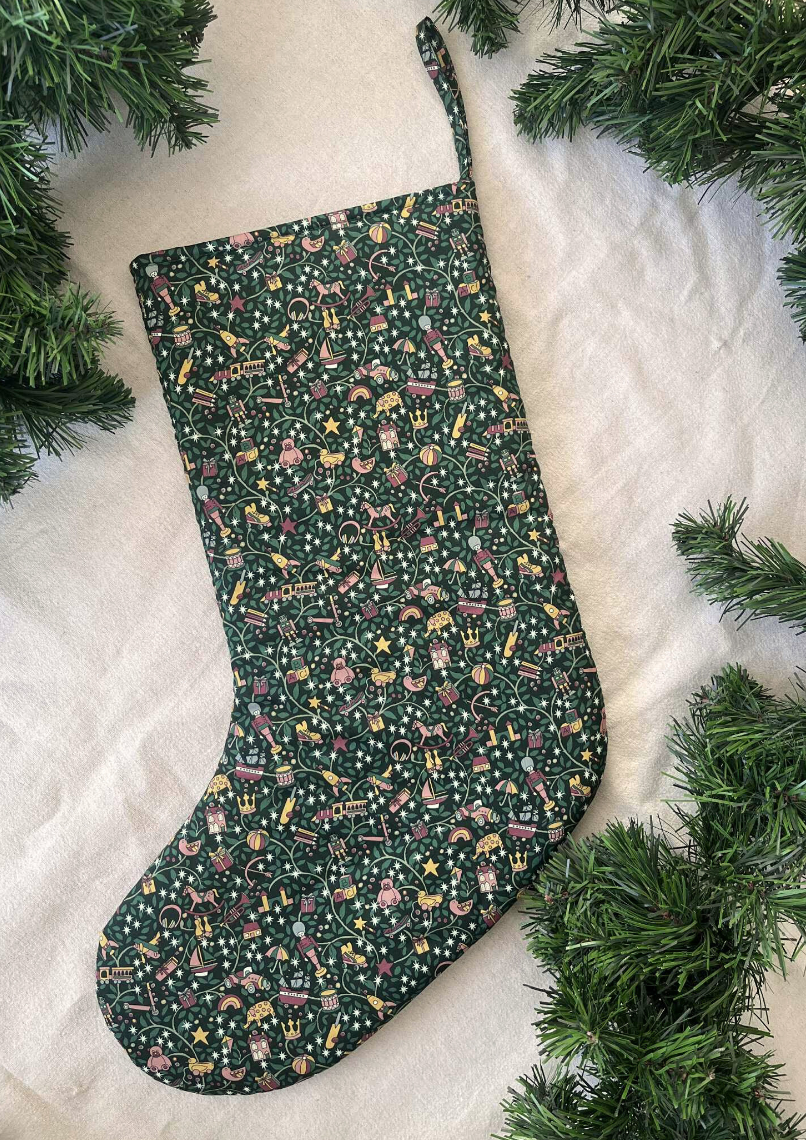 Julesok - Magical Forest grøn